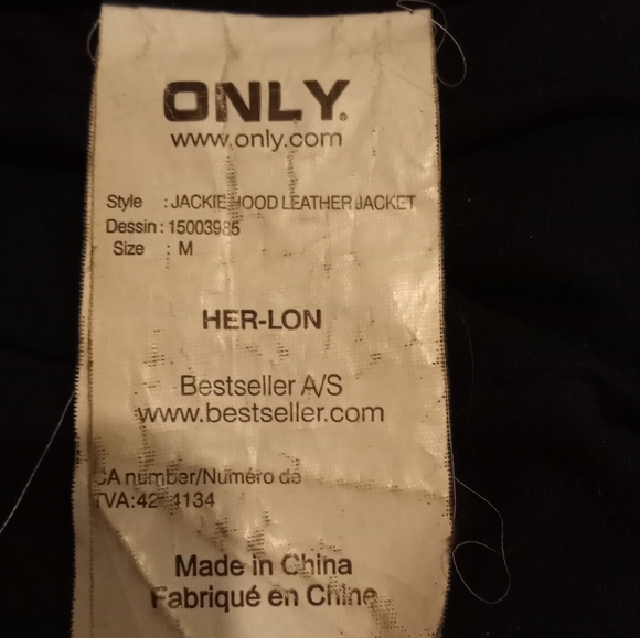 Hooded Leather Biker Jacket - Picture 10 of 11